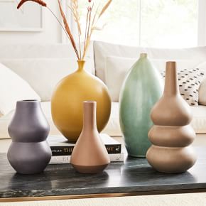 West Elm Glazed Ceramic Vase