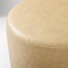 Viv Swivel Leather Ottoman