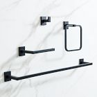 Abbington Bathroom Hardware - Matte Black