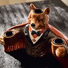 Dapper Animal Halloween Candleholders