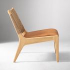 Dunham Leather Slipper Chair