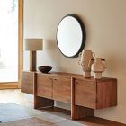 Mitchell Step Metal Round Wall Mirror