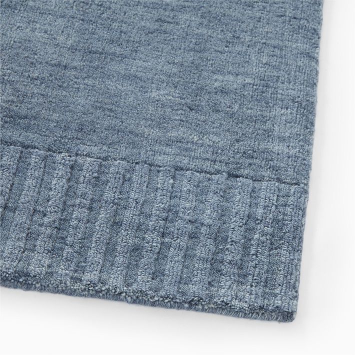 Ojai Rug - Handwoven 100% Wool Solid Color | West Elm
