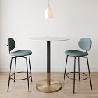 Orbit Restaurant Round Bar Table - Porcelain