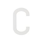 Stand Off Modern House Letters