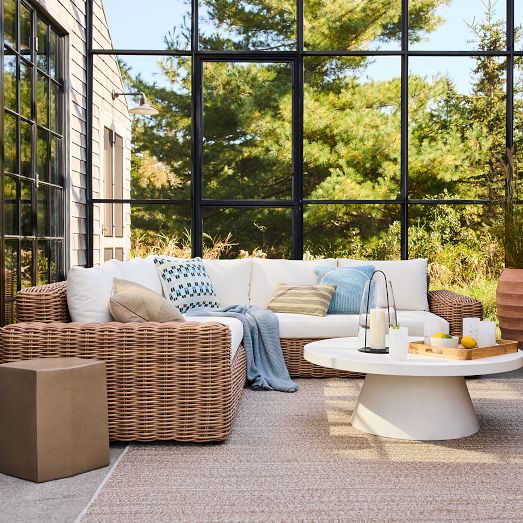 West Elm ウエストエルム　1pソファ Antonio Leather Sofa (60