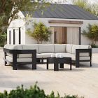 Caldera Aluminum Outdoor 6-Piece U-Shaped Sectional (126")