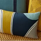 Crewel Silk Pillow Covers &amp; Throw Set