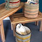 Multicolored Woven Baskets (Set of 3)