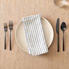 European Striped Linen 20x20 Napkin Sets