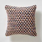 Fan Chindi Woven Pillow Cover