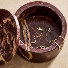 Red Marble Decorative Box