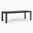 Open Box: Playa Outdoor Rectangle Extendable Dining Table (67.5"-90") - Black