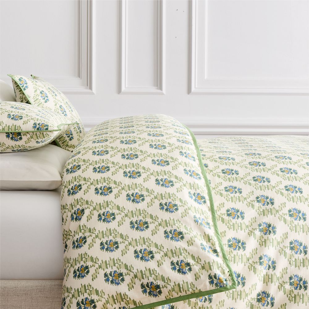 Jawahar Duvet Cover & Shams - Celadon