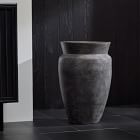 Open Box: Shape Studies Floor Vases, Vase, Black, Ceramic