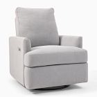 Open Box: Haven Recliner  Power Recliner Storm Gray Performance Washed Canvas