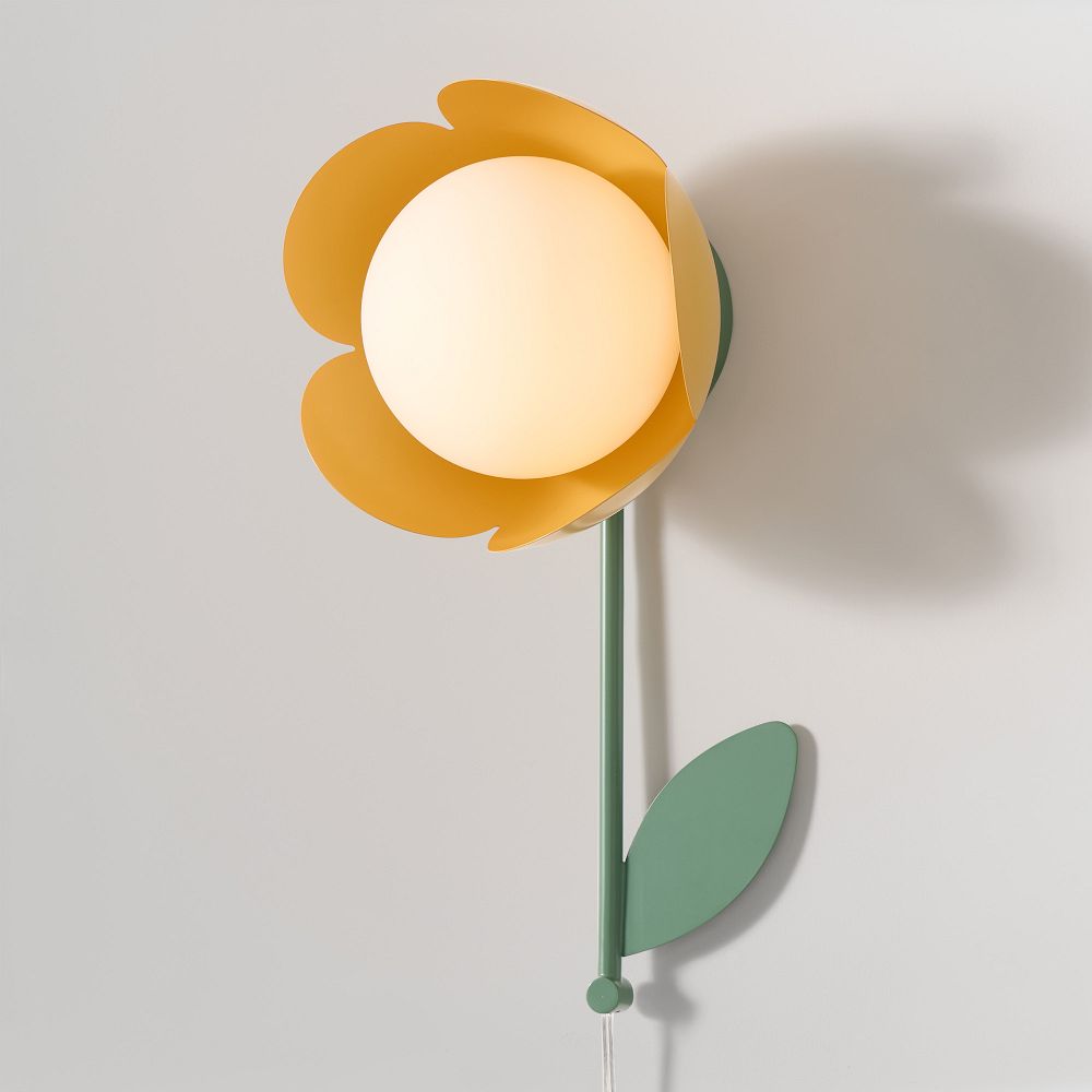 Flower Sconce (18") - Ochre