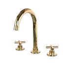 Deck Mounted Widespread Cross Handle