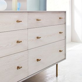 navy blue dress for baby girl Winter Oak White Oak 6-Drawer Dresser - South Shore
