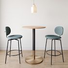 Orbit Restaurant Bar Table - Wood - Round