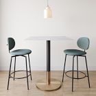 Orbit Restaurant Rectangle Bar Table - Porcelain