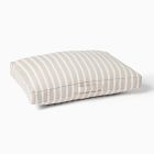 Sunbrella® Indoor/Outdoor Flat Striped Pet Bed