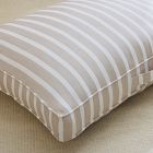 Sunbrella® Indoor/Outdoor Flat Striped Pet Bed