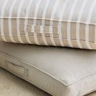 Sunbrella® Indoor/Outdoor Flat Striped Pet Bed