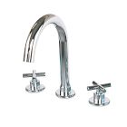 Deck Mounted Widespread Cross Handle