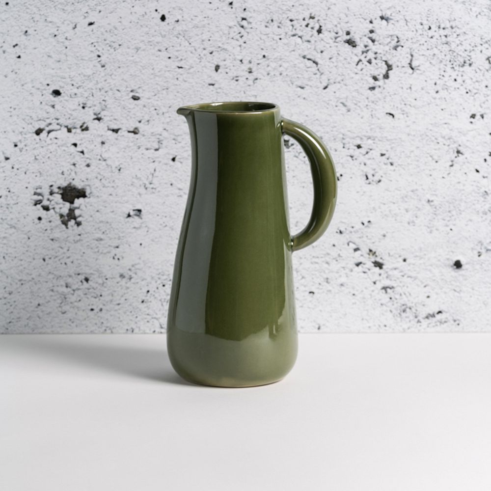 Gharyan Enameled Stoneware Jug