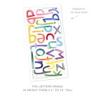 Mej Mej Color Story Lowercase Alphabet Peel &amp; Stick Wall Decals