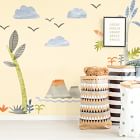 Mej Mej Dino Landscape Peel &amp; Stick Wall Decals