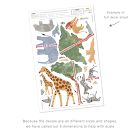 West Elm x Mej Mej Safari Large Kit Peel &amp; Stick Wall Decals