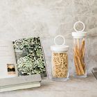 Bianca Iron &amp; Wood Top Canisters