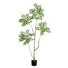 Faux Potted Minimalist Japanese Pieris Tree