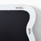 Giselle Wavy Wood Wall Mirror