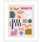 Shape Collage Framed Wall Art by Ampersand Design Studio