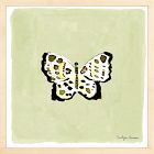Butterfly in Green Framed Wall Art by Evelyn Henson