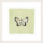 Butterfly in Green Framed Wall Art by Evelyn Henson