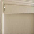 Custom Woven Basketweave Blackout Roller Shade