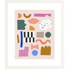Shape Collage Framed Wall Art by Ampersand Design Studio
