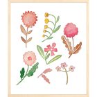 70s Floral Framed Wall Art by Lana's Shop