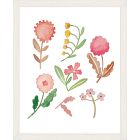 70s Floral Framed Wall Art by Lana's Shop