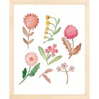 70s Floral Framed Wall Art by Lana's Shop