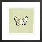 Butterfly in Green Framed Wall Art by Evelyn Henson