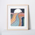 Walker Noble Studios Framed Print - Moonlight