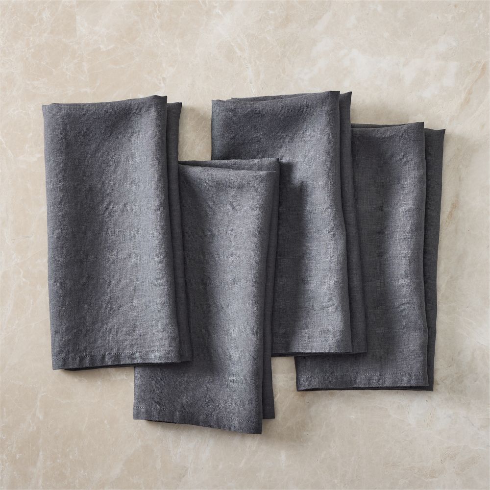 European Flax Linen 20" x 20" Napkin Set of 8