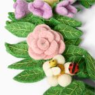 Felt Spring Floral Wreath