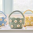 Felt Daisy Easter Baskets