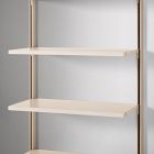 Tandem Modular Double Wide Open &amp; Storage Shelf Set